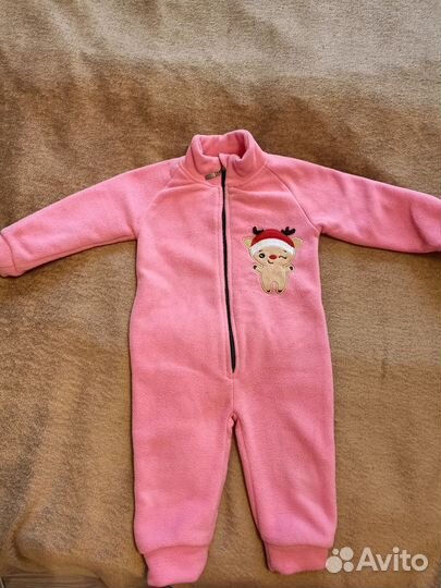 Флисовый комбинезон 80