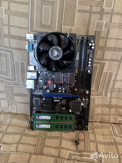 Материнская плата 775 ddr3 комплект