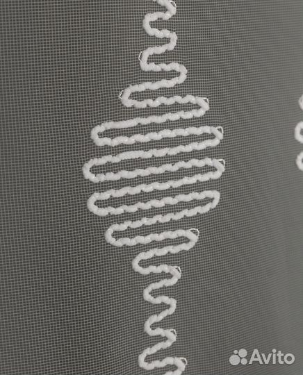 Тюль Дентель капель айвори