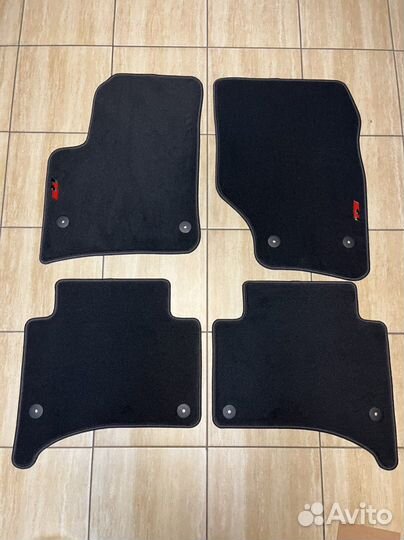 Автоковрики для Фольксваген Туарег 1. Велюровые