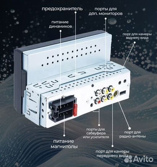 Автомагнитола 1din с экраном андроид