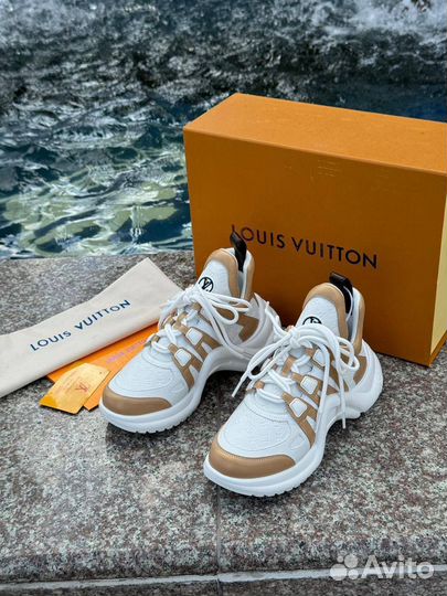 Кроссовки Louis Vuitton белые со вставками 36-41 р