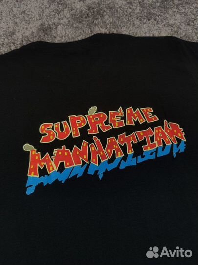 Футболка Supreme Manhattan Tee Black