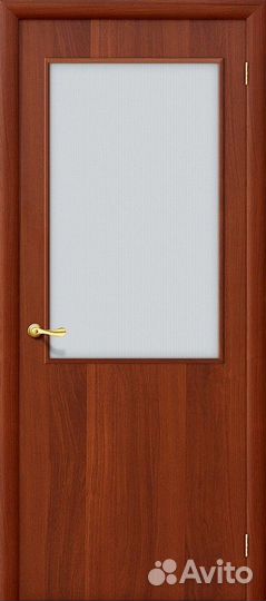 Дверь ламинированная итальянский орех