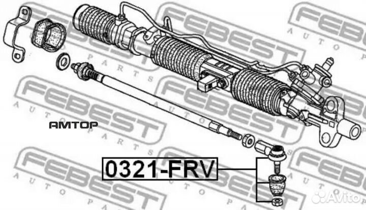 Febest 0321FRV 0321-FRV febest наконечник рулевой
