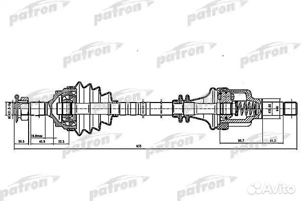 Полуось лев peugeot: 3 Наклонная задняя часть 1.8