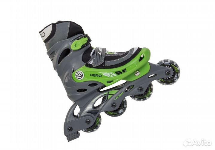 Ролики раздвижные Larsen Nero Green зеленый