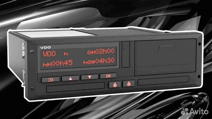 Тахограф VDO (Новый) с чипом скзи. С гарантией