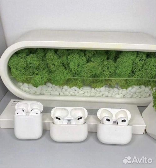 AirPods 2/3/PRO Новые+Гарантия+Чехол, Ростест