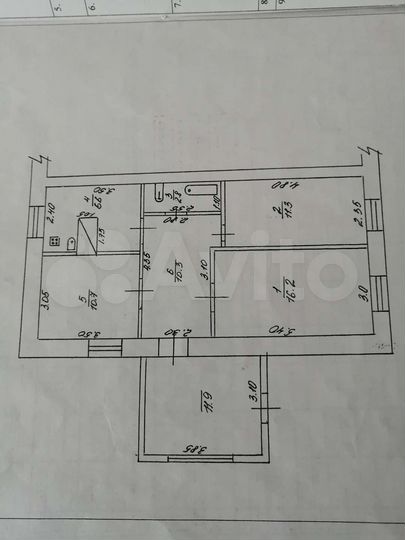 Дом 70 м² на участке 21 сот.