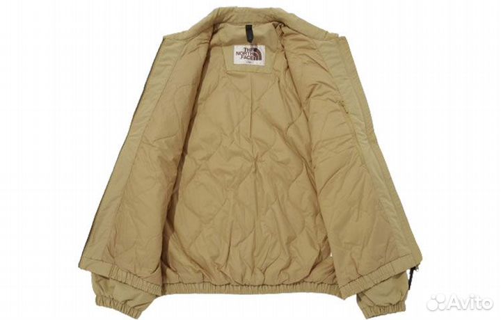 THE north face Quilted Jacket Unisex Khaki (L)(58)