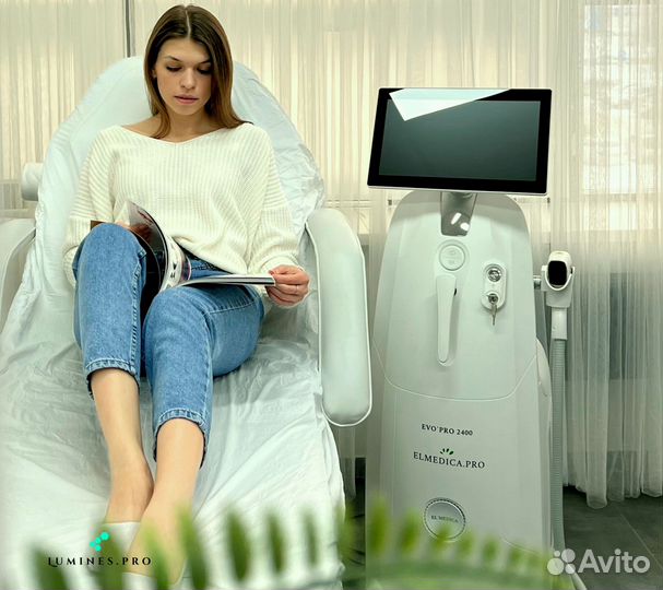 Диодный лазер для эпиляции Lumines. Эво Про 2400 Вт