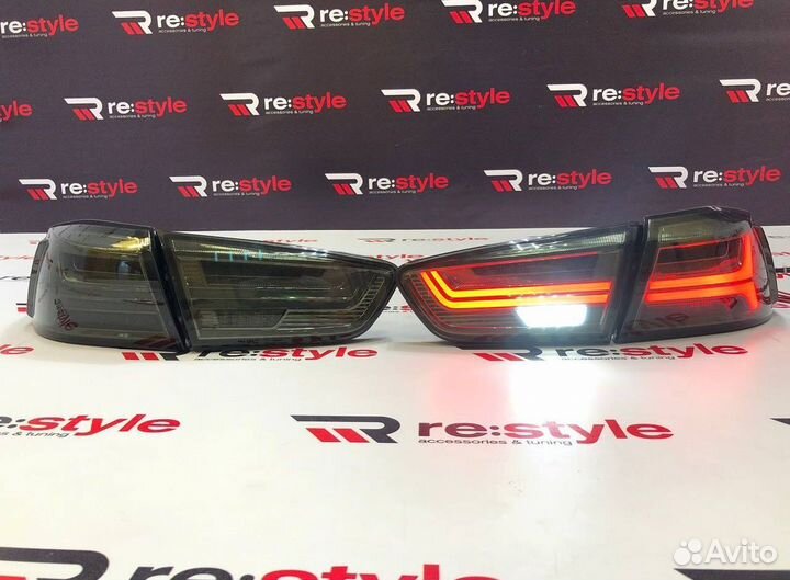 Стопы Mitsubishi Lancer 7-11г Дымчатые Vland