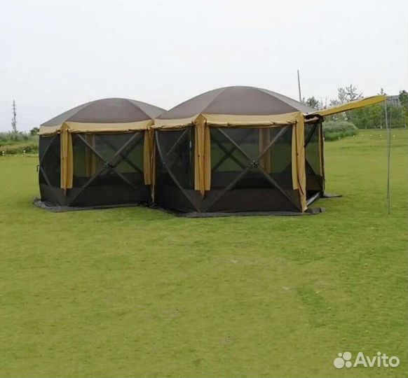 Шестиугольный шатер mir-2905TD два входа