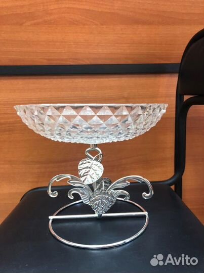 Ваза для фруктов на ножке новая