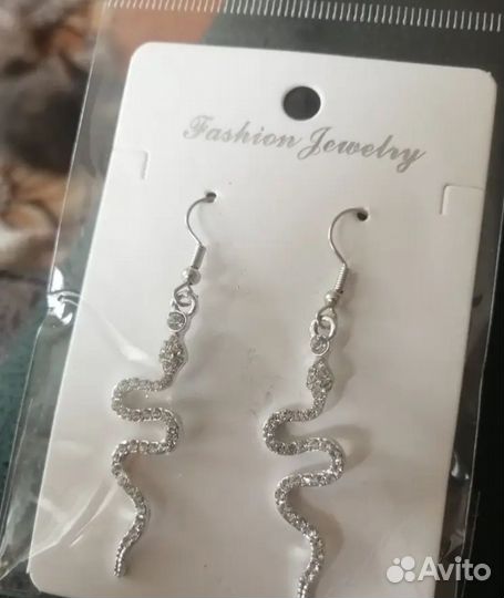 Серьги змея