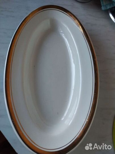 Блюдо овальное СССР большое и среднее