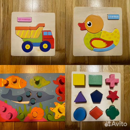 Развивающие игрушки, деревянный сортер для малышей