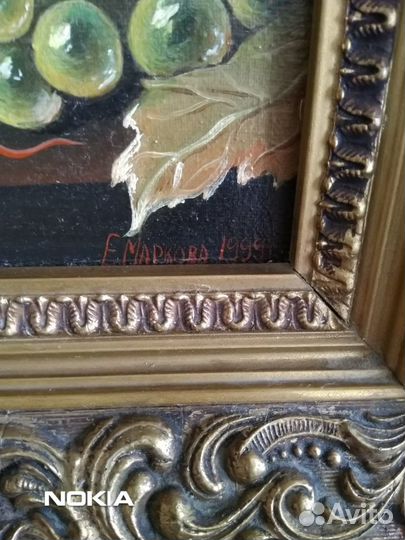 Картина маслом на холсте Натюрморт