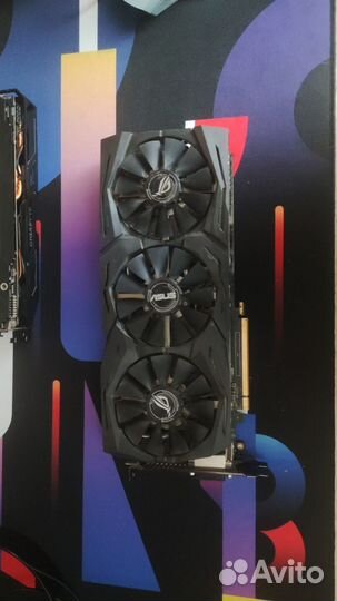 Видеокарта gtx 1060 6gb asus strix