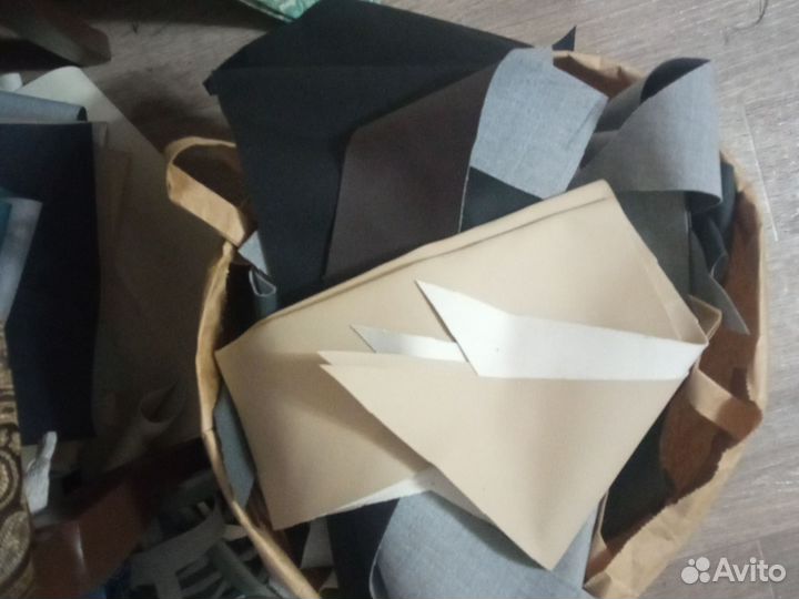 Лоскуты для рукоделия экокожа мебельная