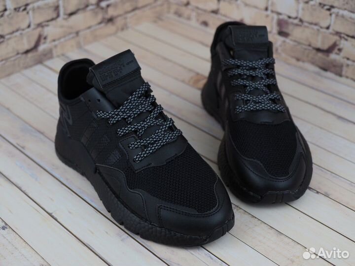 Кроссовки adidas Nite Jogger черные 41 45