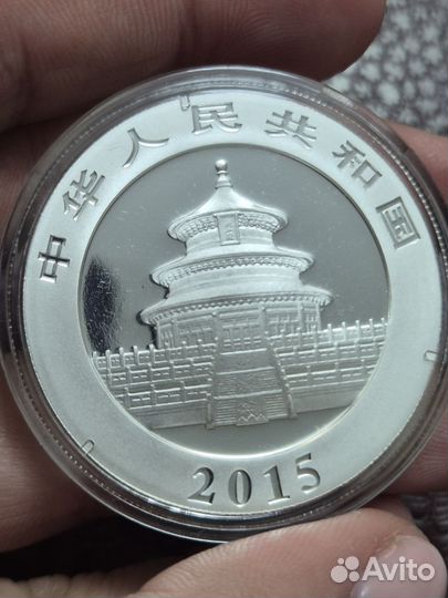 Серебряная монета Панда