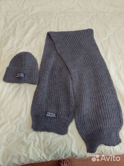 Комплект шапка и шарф новая женская