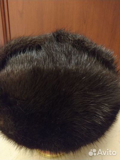 Шапка мужская из ондатры