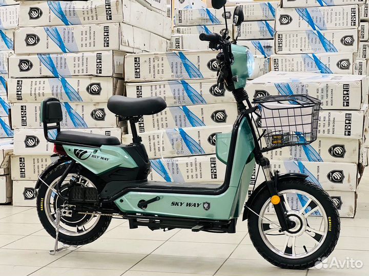 Электроскутер двухместный 16