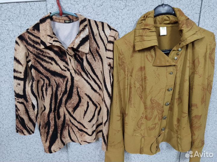 Кофты свитера блузки рубашки 46 размер б/у