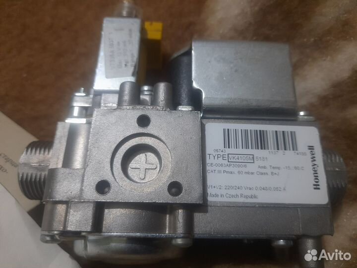 Газовый клапан для котла baxi