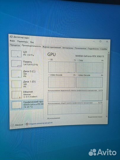Ировой компьютер RTX 3060ti
