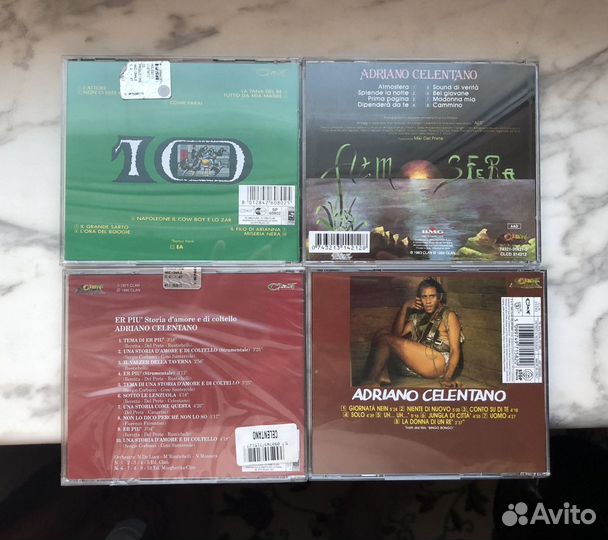 Adriano Celentano 16 CD фирменные Челентано