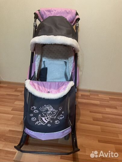 Санки коляска ника 7