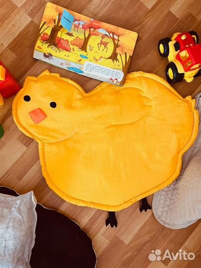 Детский коврик интерьерный Цыпленок