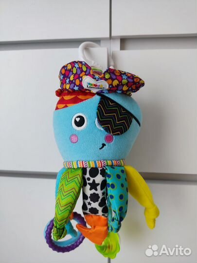 Игрушки Lamaze и Chicco (мотылек/кальмар/мартышка)