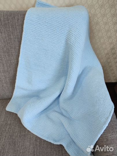 Плед детский вязаный ручная работа