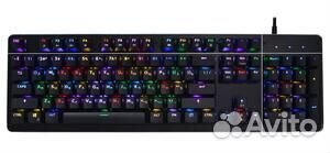Механическая Игровая клавиатура black sword rgb