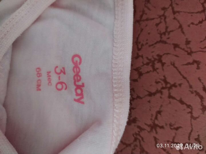 Комплект для девочки 68 р