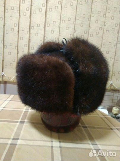 Мужская шапка норковая