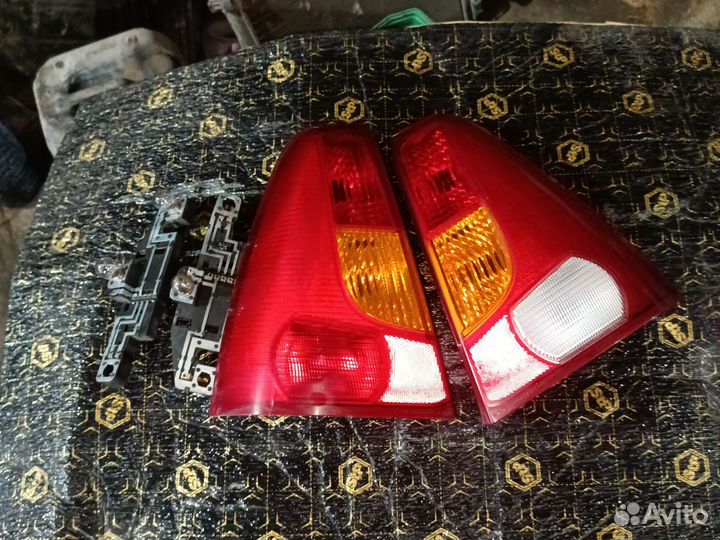 Задние фонари renault logan 1