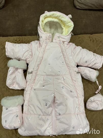 Комбинезон трансформер зимний для девочки