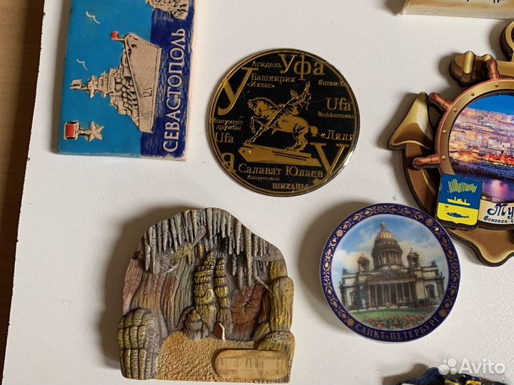 Магниты на холодильник города россии