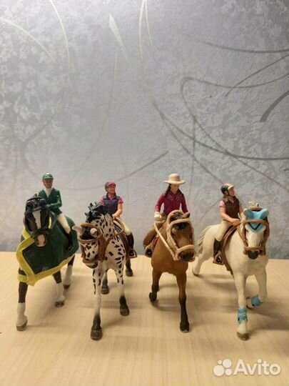 Набор schleich всадница на лошади, верховая езда