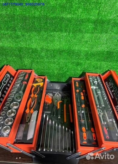 Набор 85 предметов металлический кейс (Арт.58866)