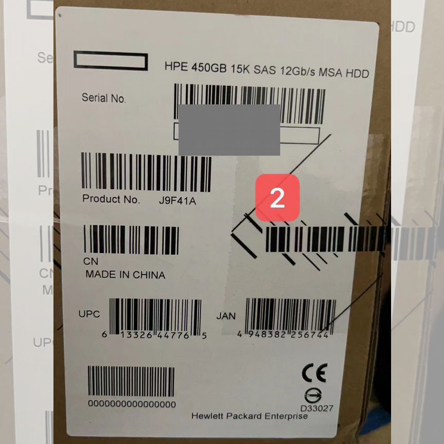 [J9F41A] Жесткий Диск Hp 450gb 787641-001 Msa J9f41a