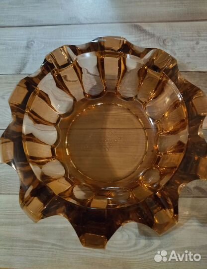 Пепельница цветное стекло СССР