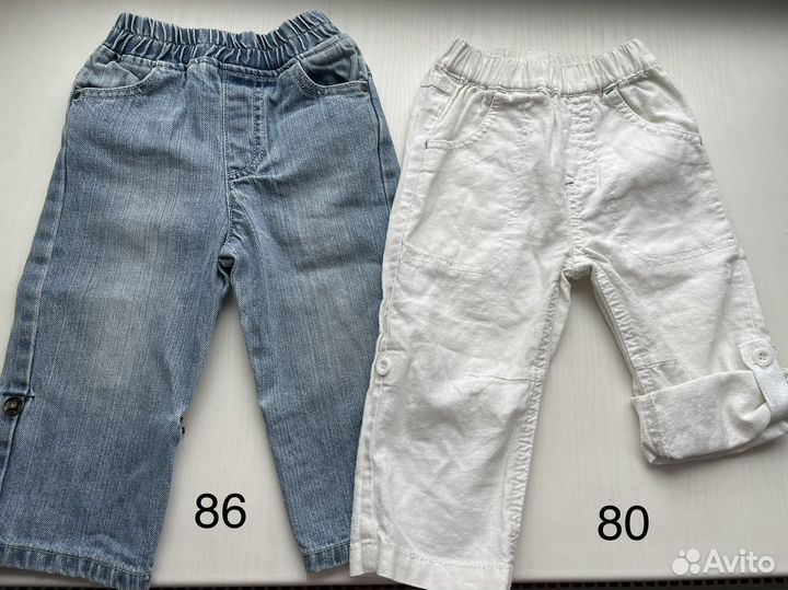 Штаны, джинсы для мальчика 68-86
