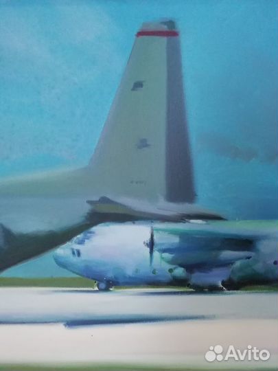 Картина, Самолёты, 45х120см